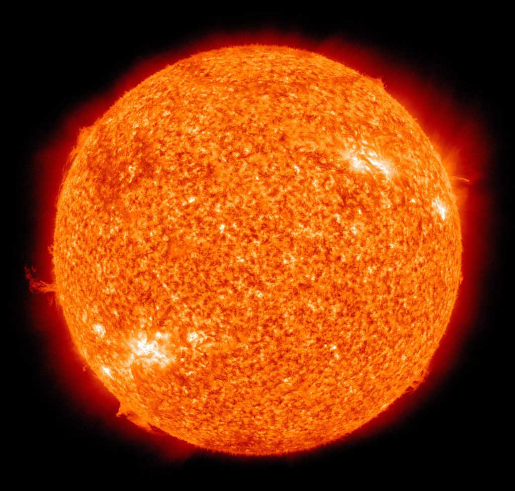 El sol, fotografia desde un observatorio espacial