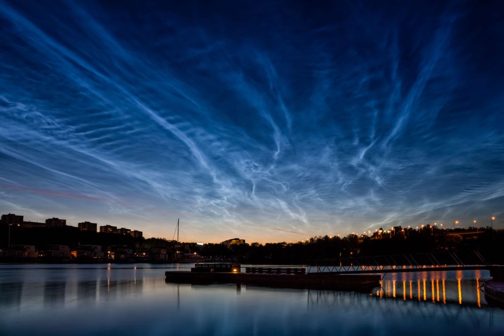 Nub noctilucente en Estocolmo, Suecia. Por Kevin (KEEPIL) Cho