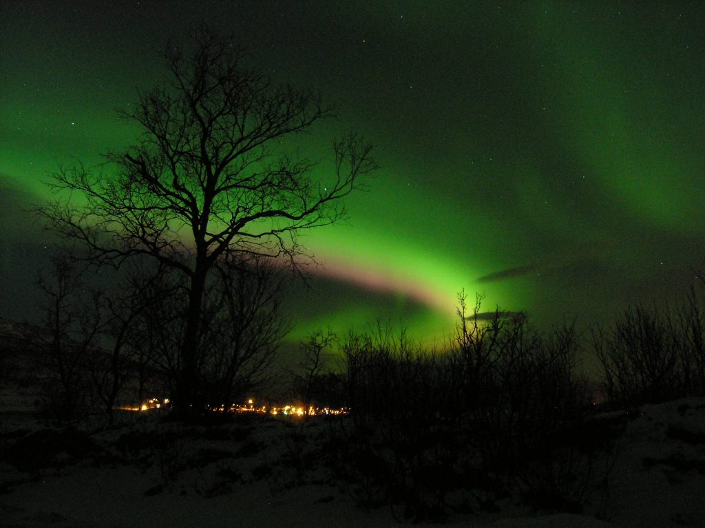 Auroras boreales en noruega