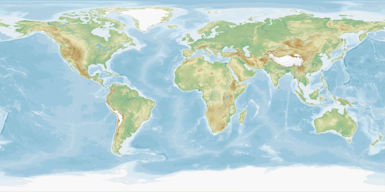 topografia de la tierra